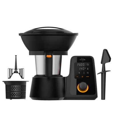 TAURUS Robot de cocina – TAURUS MYCOOK GO, 1600 W, 4,5 l, Negro