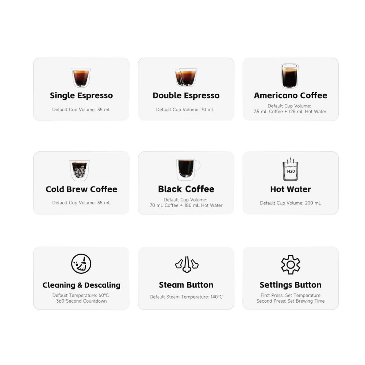 HIBREW Cafetera espresso manual - HIBREW H13, 20 bar, 2100 W, plata - Imagen 4