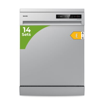 Lavavajillas libre instalación 60 cm – WONDER WJ13602EDX, 6 programas, 59,8 cm, Inox