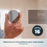 Lavadora carga frontal - CECOTEC Bolero DressCode 9450 Inverter Steel, 9 kg, 300 - Imagen 6