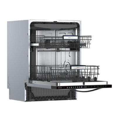 Lavavajillas integrable 60 cm – CECOTEC Bolero Aguazero 6320 Full-BI Matt White Glass, 8 programas, 60 cm, 300