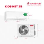 ARISTON Aire acondicionado Split 1x1 - ARISTON KIOS 25, White - Imagen 3