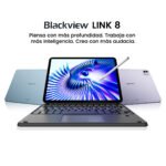 BLACKVIEW LINK 8 Con Teclado (QWERTY), 256 GB, Gris​, 12,7 " 2K, 12 GB RAM, MediaTek Helio G100 6 nm (Ocho núcleos), Tablet Android - Imagen 5