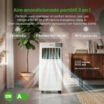 ROINTE Aire acondicionado portátil - ROINTE FIORE, 20 m², Blanco - Imagen 3