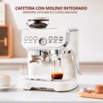 DAM Cafetera express - DAM DMBB0125C01, , 1450 W, Blanco - Imagen 2