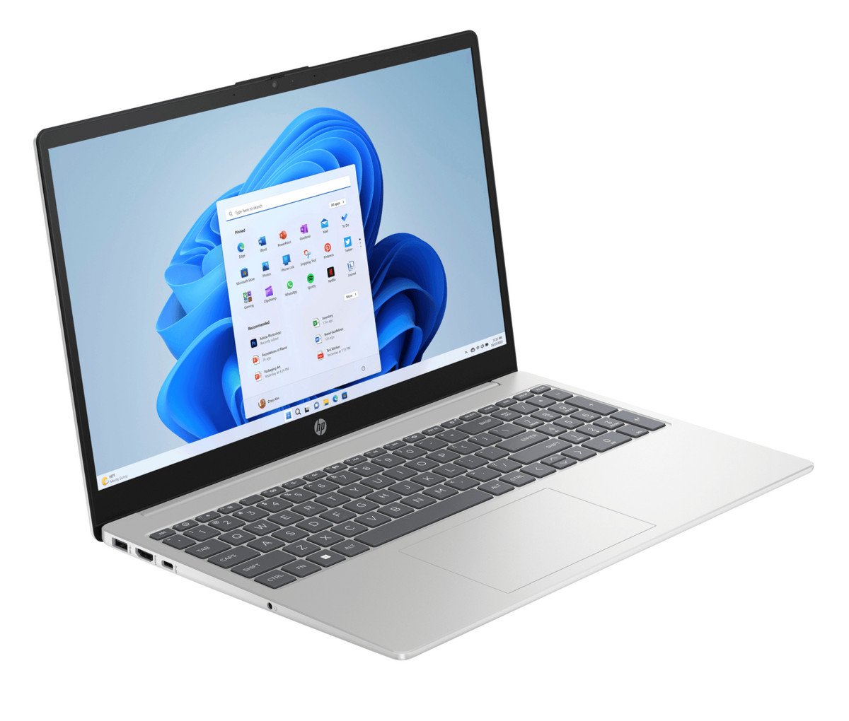 HP Portátil - HP 15-fd0335ns, 15,6 " Full-HD, Intel Core i7-1355U, 16 GB RAM, 1 TB SSD, Iris® Xᵉ, Windows, Plata natural - Imagen 2