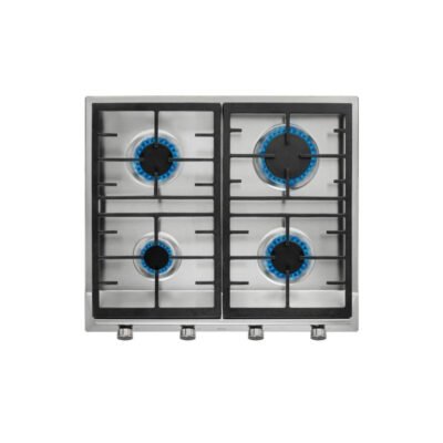 TEKA Placas de coccion – TEKA Encimera gas Teka EX6014GAIALCI NAT, Inox, 4 zonas, 4 zonas, Propane/butane, 580 mm, Plata