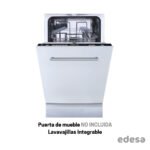 EDESA Lavavajillas integrable 45 cm - EDESA EDB4610I, 14 servicios, 5 programas, 44,8 cm - Imagen 3