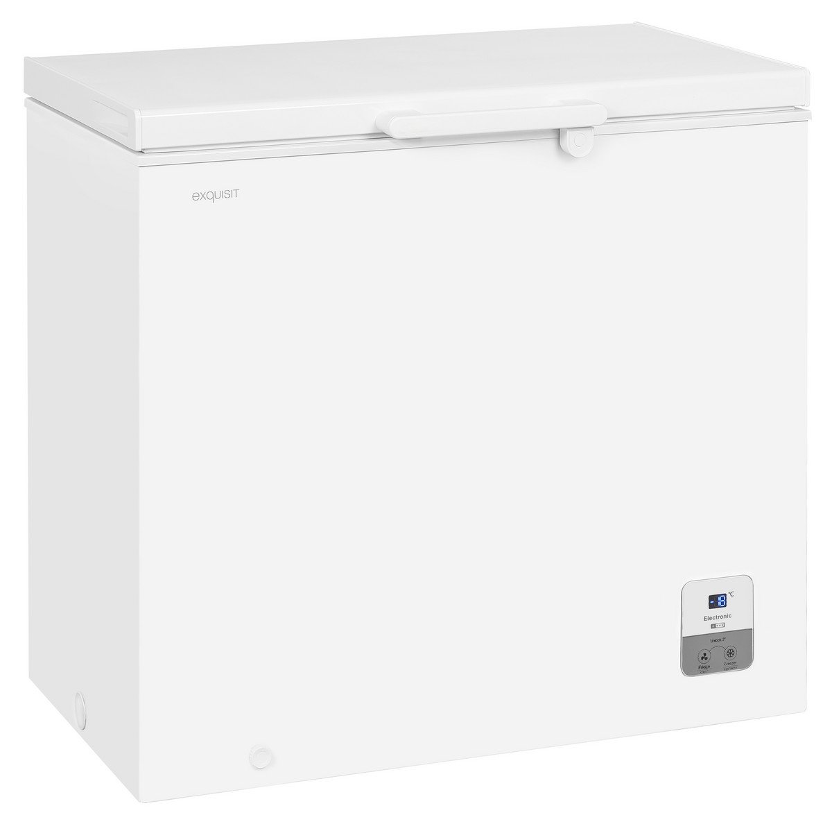 Congelador horizontal - EXQUISIT 811420301, 182 l, 842 mm, Blanco