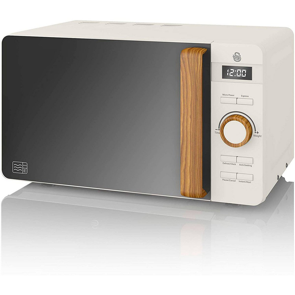 SWAN Set Desayuno - SWAN STRP1060WHTNEU, Nordic Set Desayuno, Hervidor Agua 1,7L, Tostadora 2 rebanadas, Microondas 20L Digi, 2200 W, 2 ranuras, 2 reb - Imagen 6