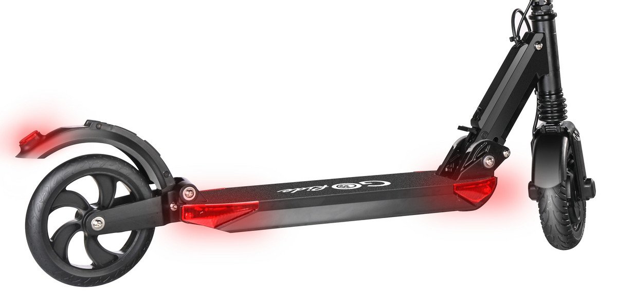 URBANGLIDE Patinete eléctrico - URBANGLIDE Go Ride 80 PRO Patinete eléctrico 350W - 6Ah -8", Pot. máx. 350 W, Carga máx. 100 kg, Negro - Imagen 4