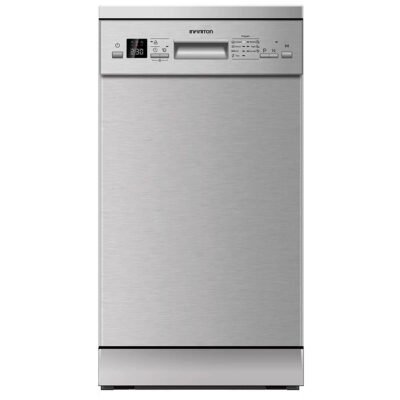 INFINITON Lavavajillas libre instalación 45 cm – INFINITON DIW-4513X, 10 servicios, 7 programas, 448 mm, Plata