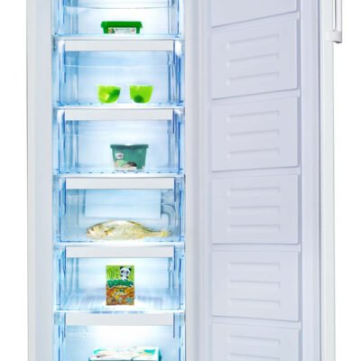 INFINITON Congelador vertical – INFINITON CV-A142B, 1435 mm, Blanco