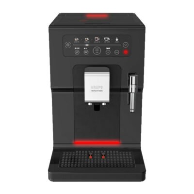 BELKIN Cafetera superautomática – BELKIN EA870810 Intuition, 15 bar, 1450 W, 2 tazas, Negro, Cromo