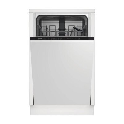 BEKO Lavavajillas integrable 45 cm – BEKO DIS35023, 10 servicios, 5 programas, 44,8 cm, Not available