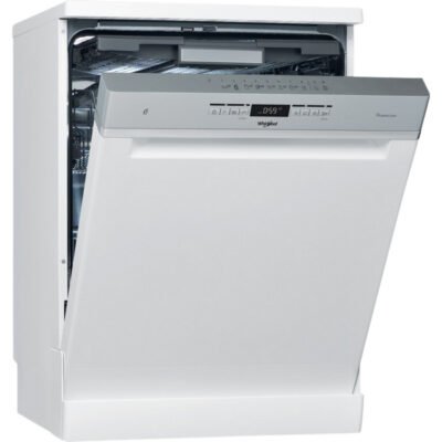 WHIRLPOOL Lavavajillas libre instalación 60 cm – WHIRLPOOL WFO 3O41 PL, 14 servicios, 600 mm, Blanco
