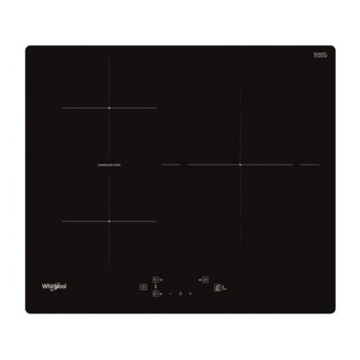 WHIRLPOOL Placa de vitrocerámica – WHIRLPOOL WB Q4860 NE, 3 zonas, 590 mm, Negro