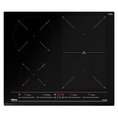 TEKA Placa de vitrocerámica – TEKA IZC 64440 BK MSP, 4 zonas, 600 mm, Negro