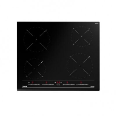 TEKA Placa de vitrocerámica – TEKA IZC 64010 BK MSS, 4 zonas, 600 mm, Negro