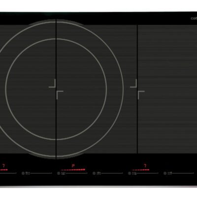 CATA Placa de vitrocerámica – CATA GIGA 750 BK, 6 zonas, 770 mm, Negro
