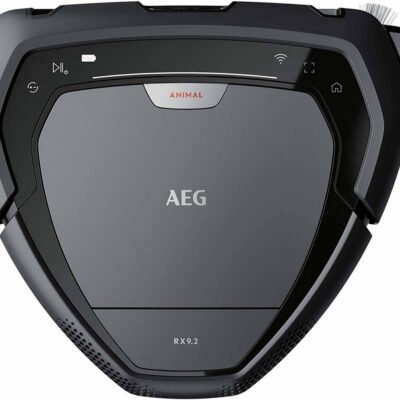 AEG Robot aspirador – AEG 900 277 479, 14,4 V, Depósito 0,7 l, Autonomía 40 min, Gris
