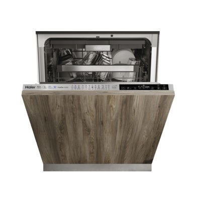 HAIER Lavavajillas integrable 60 cm – HAIER XIB 6B2S3FS, 16 servicios, 12 programas, 598 mm, No aplicable