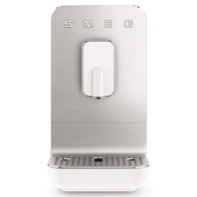 SMEG Cafetera superautomática – SMEG BCC01WHMEU, 19 bar, 1350 W, Blanco