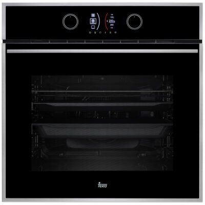 Horno multifunción – TEKA 41534020, Integrable, Pirolítico, 44 l, 537 mm, Negro, Acero inoxidable