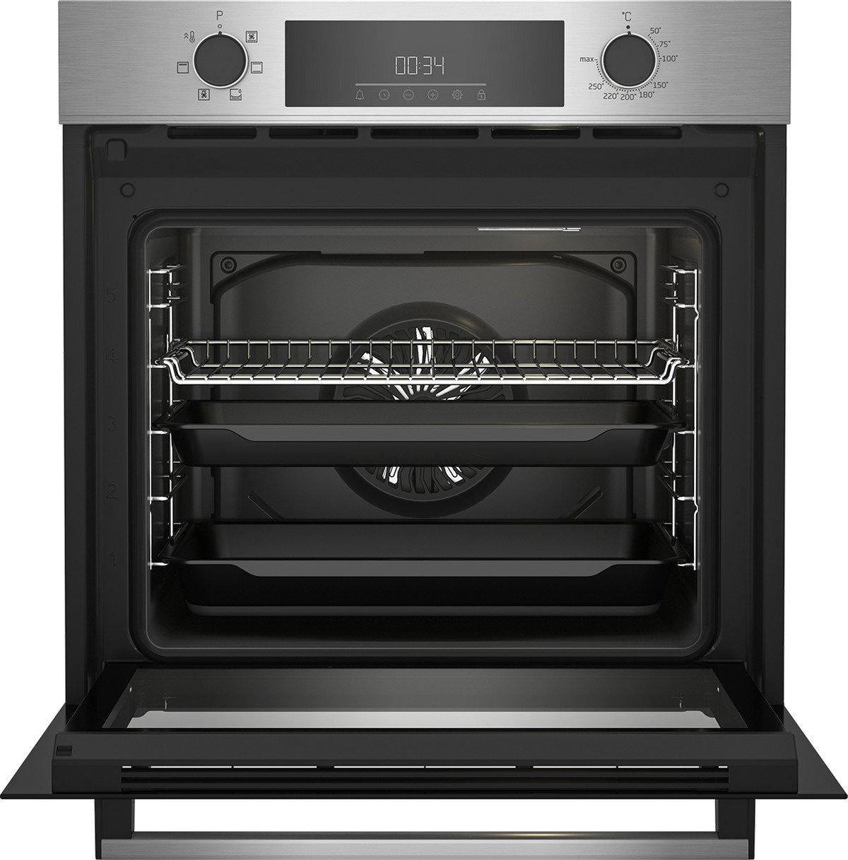 BEKO Horno multifunción - BEKO BBIE12300XD, Integrable, Sí, 72 l, 567 mm, Inox - Imagen 4
