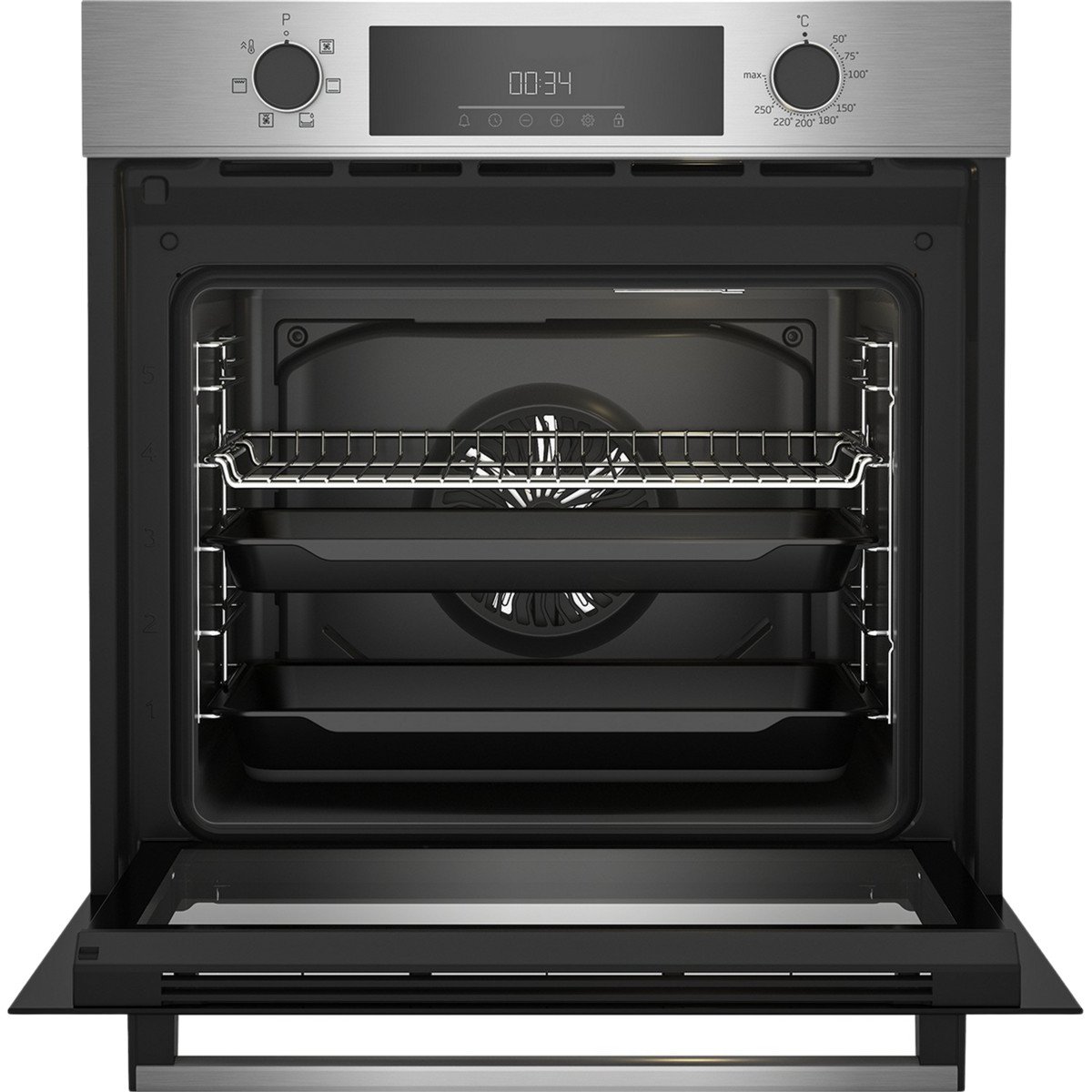 BEKO Horno multifunción - BEKO BBIE12300XD, Integrable, Sí, 72 l, 567 mm, Inox - Imagen 6