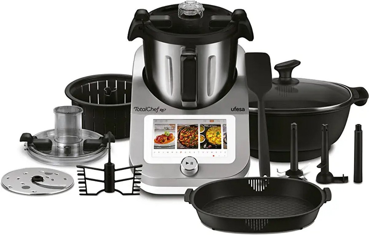 UFESA Robot de cocina - UFESA RK7, 2000 W, Negro