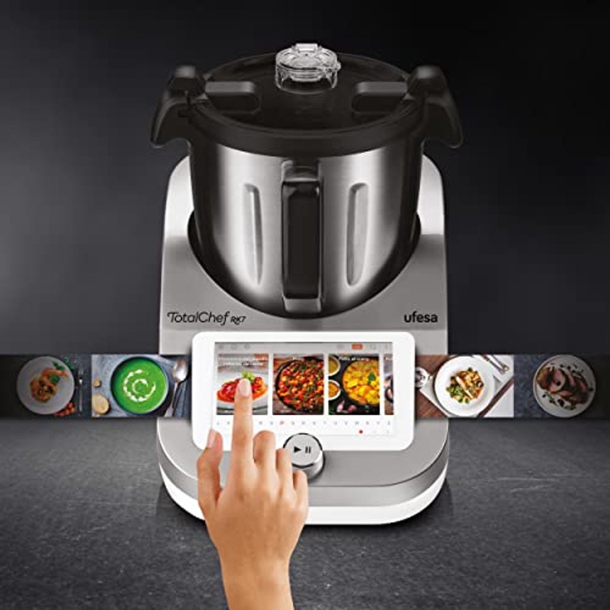 UFESA Robot de cocina - UFESA RK7, 2000 W, Negro - Imagen 3