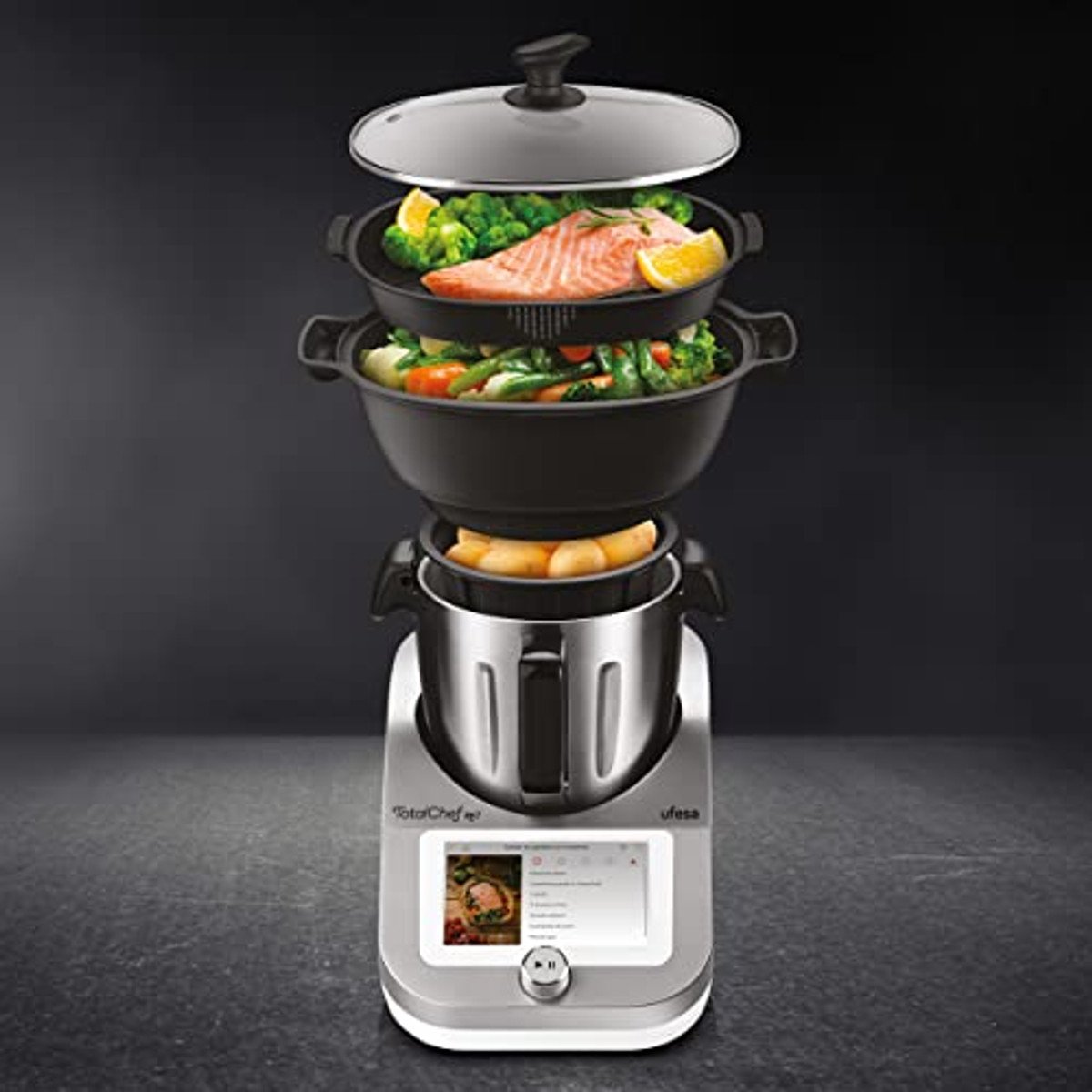UFESA Robot de cocina - UFESA RK7, 2000 W, Negro - Imagen 4