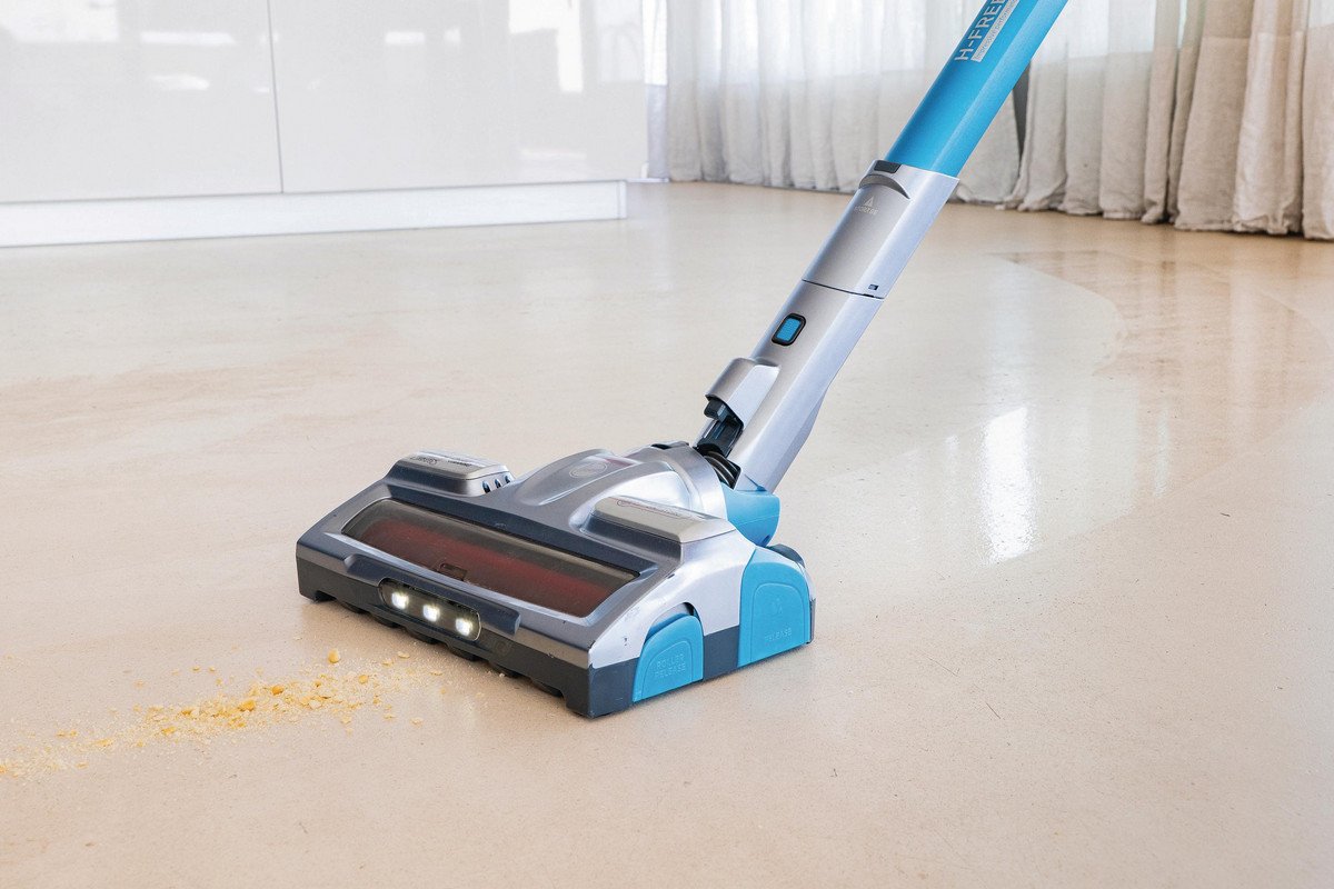 HOOVER Aspirador escoba - HOOVER H-Free 500 Hydro Plus HF522YSP 011, 80 V, Potencia de succión 75 W, Depósito 0,45 l, Autonomía 45 min, Gris - Imagen 7
