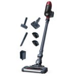 ROWENTA Aspirador escoba - ROWENTA X-Pert 6.60 RH6878WO, 100 W, Potencia de succión 25 AirWatt, Depósito 0,55 l, Autonomía 45 min, Rojo