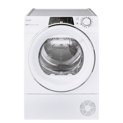CANDY Secadora bomba de calor – CANDY RapidÓ ROE H9A3TCEX-S, Bomba de calor, 9,0 kg, 14 programas, Blanco