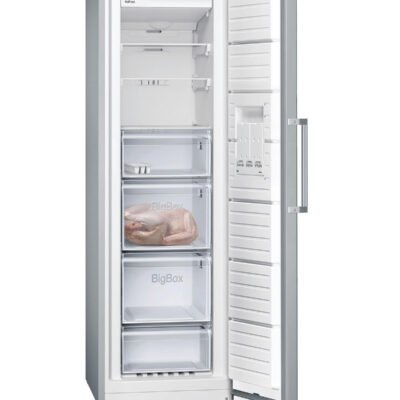 SIEMENS Congelador vertical – SIEMENS GS36NVIEP, 242 l, 1860 mm, Inox